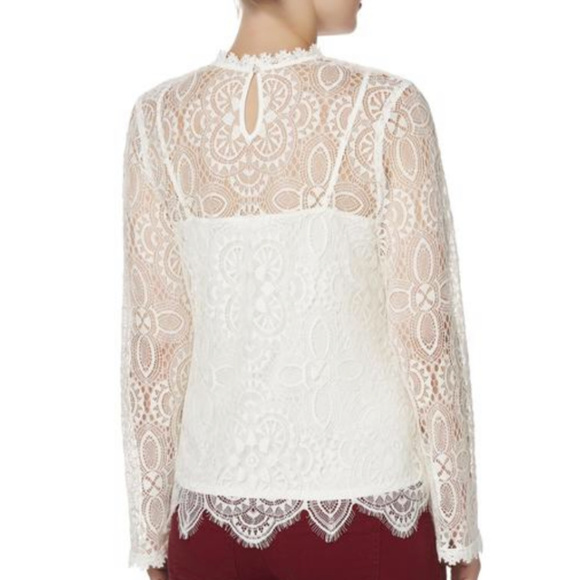 Simply Styled Lace Blouse Sz M (F31) - Picture 7 of 8